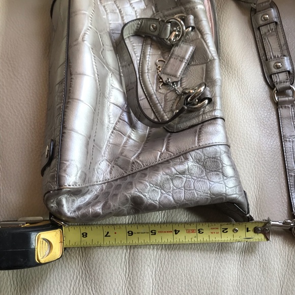 Coach exotic leather gorgeous satchel bag - Picture 11 of 12